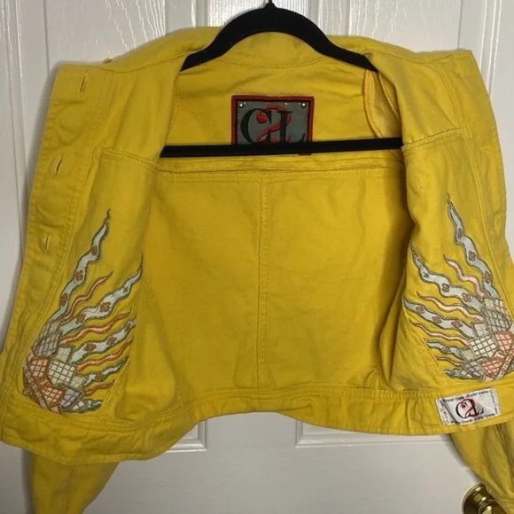 RARE Vintage CL2 Christian Llinares Denim Jacket, Western Southwestern Native - Picture 11 of 12